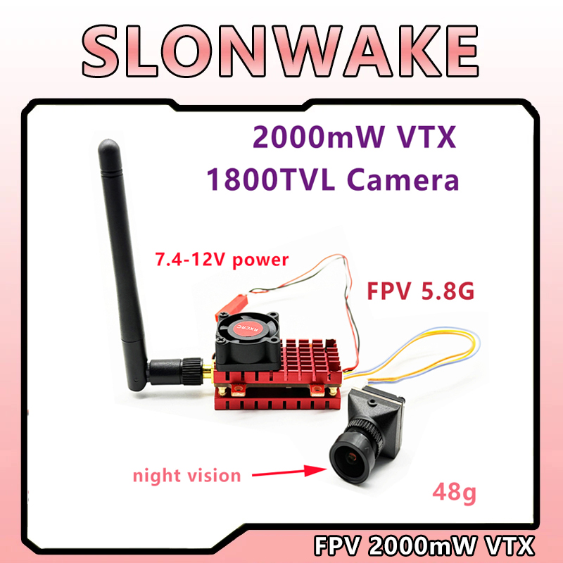 Quadcopter Frame - SLONWAKE 2W 2000mW 5.8G VTX transmetteur1800TVL