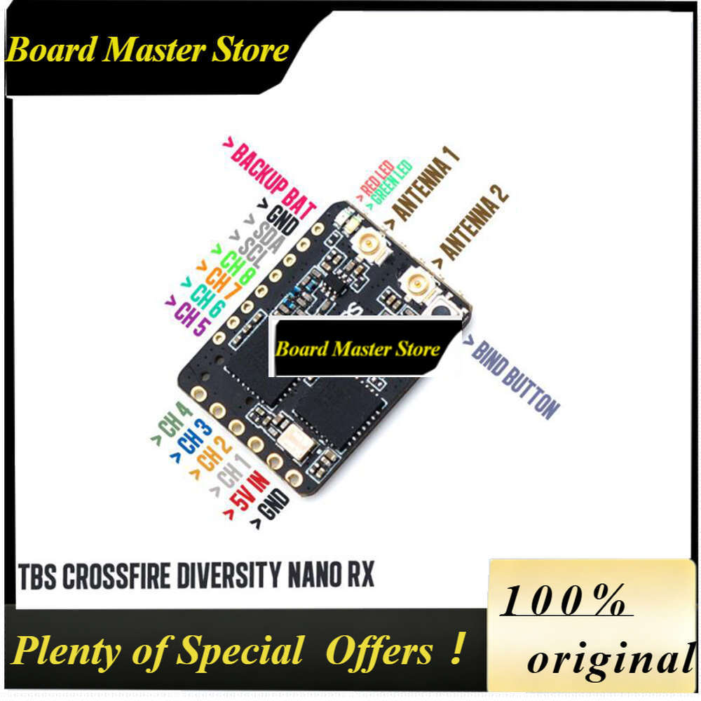 Crossfire Receiver Rx - Récepteur BoMaSTBS Crossfire Diversity Nano Rx