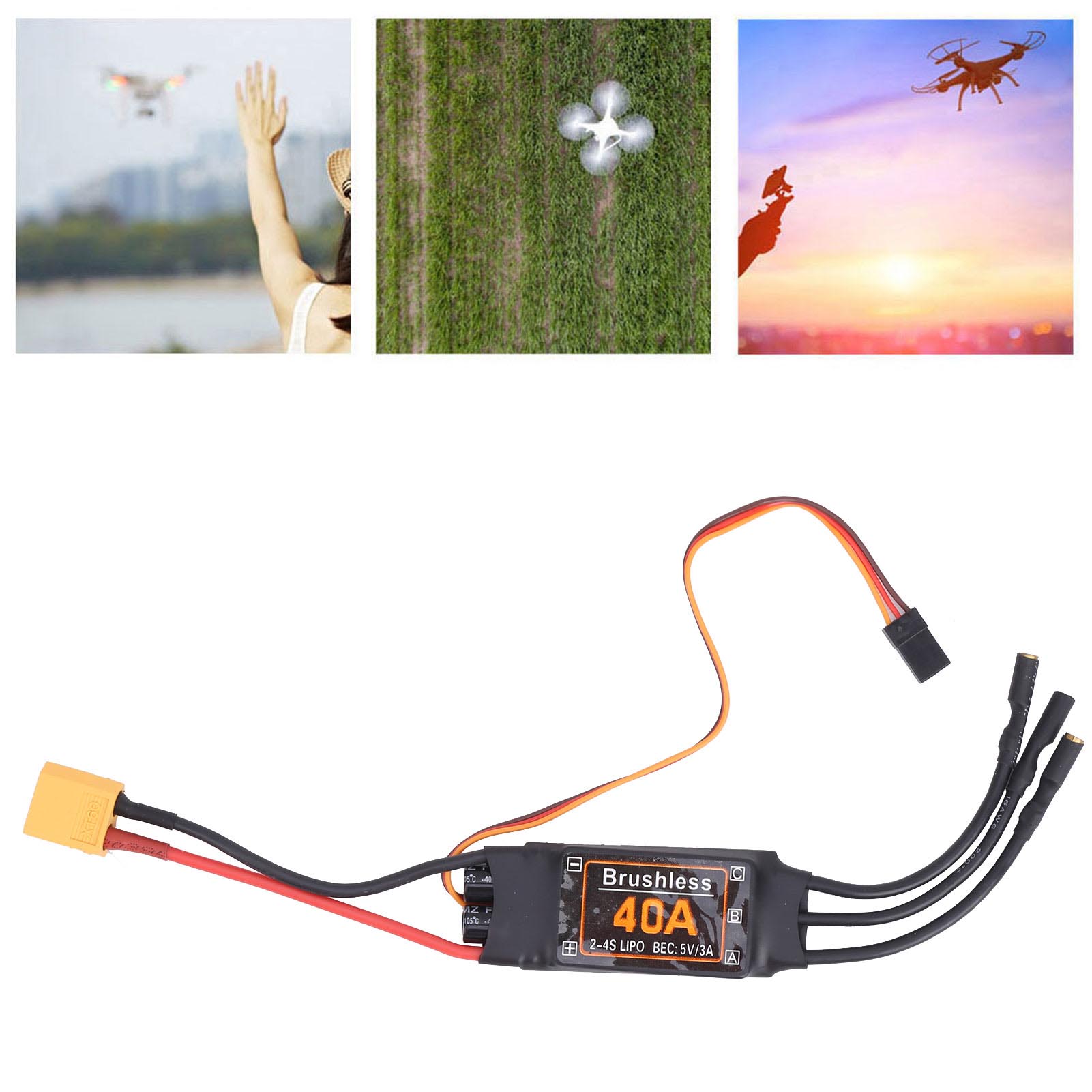 Drone Rc Accessories - Contrôleur de vitesse ESC sans balais