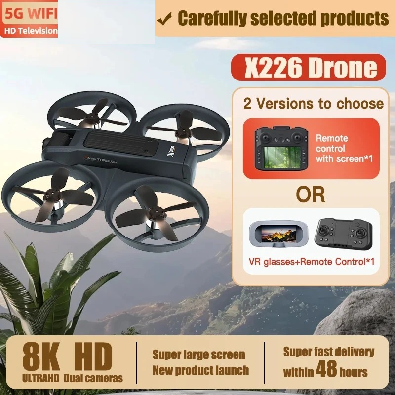 Drone Rc X226 - Drone RC X226/VR original 8K professionnel,