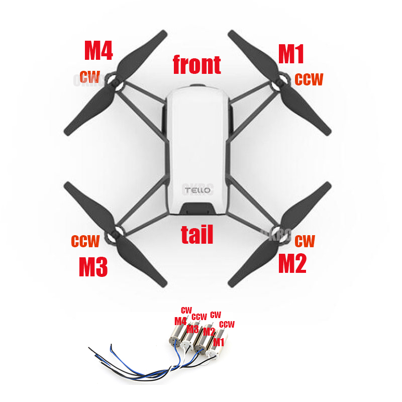 Rc Dan Drone - 1 pièces moteur brossé pour DJI