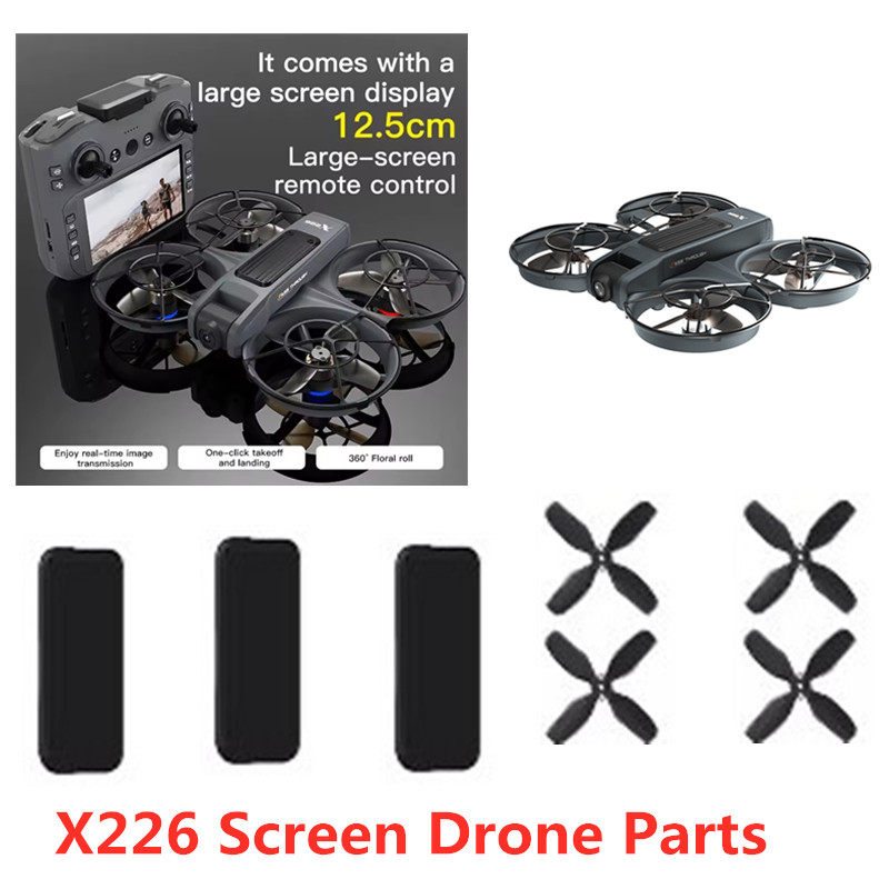 Drone Rc X226 - Batterie et hélices pour drone X226,
