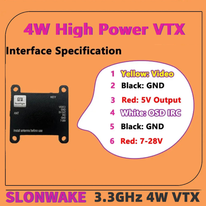 Émetteur vidéo VTX SLONWAKE FP - Drone Rc Remote avis et prix