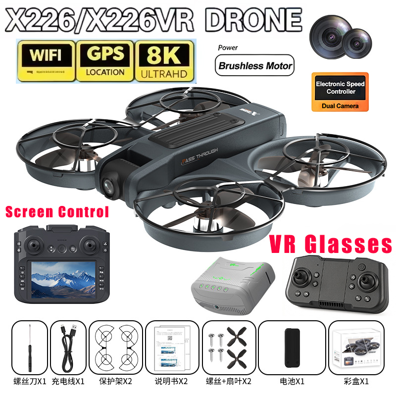 Drone FPV VR X226/X226VR, dron - Drone Rc X226 avis et prix