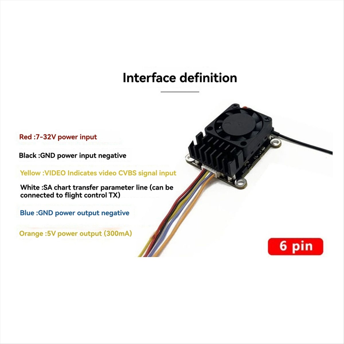 5.8G 2W VTX 2000mW FPV Module  - Drone Rc avis et prix