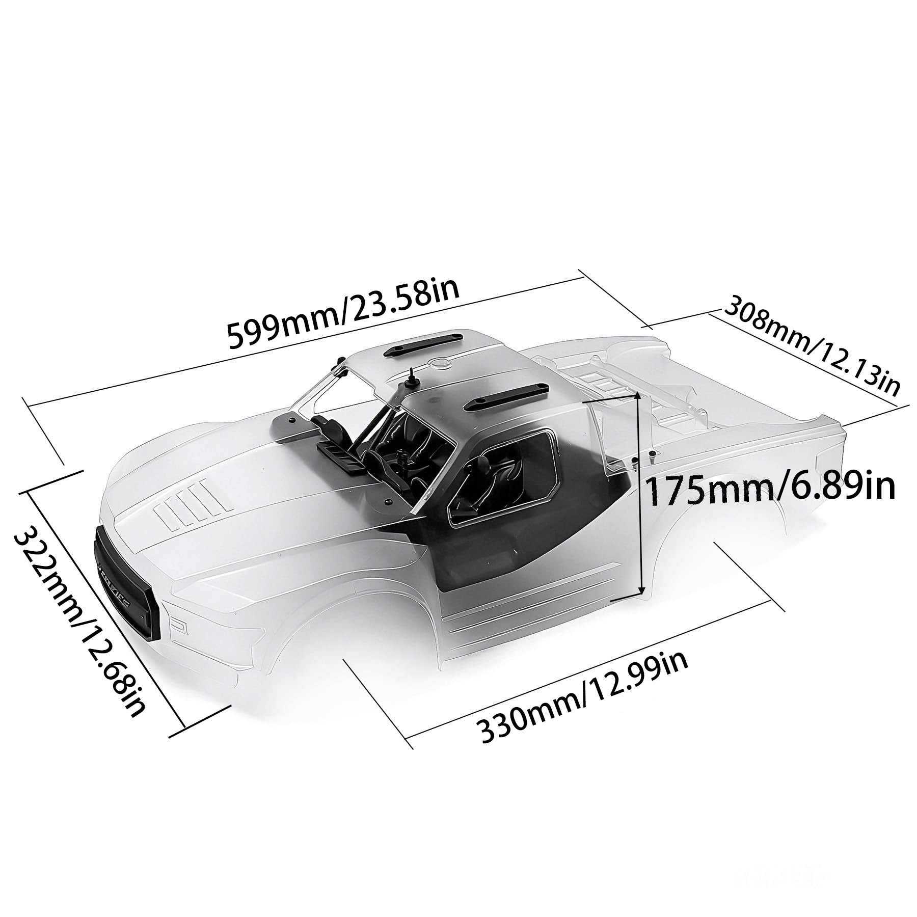 Kit de carrosserie PC pour cam - Rc Car Body Shell avis et prix