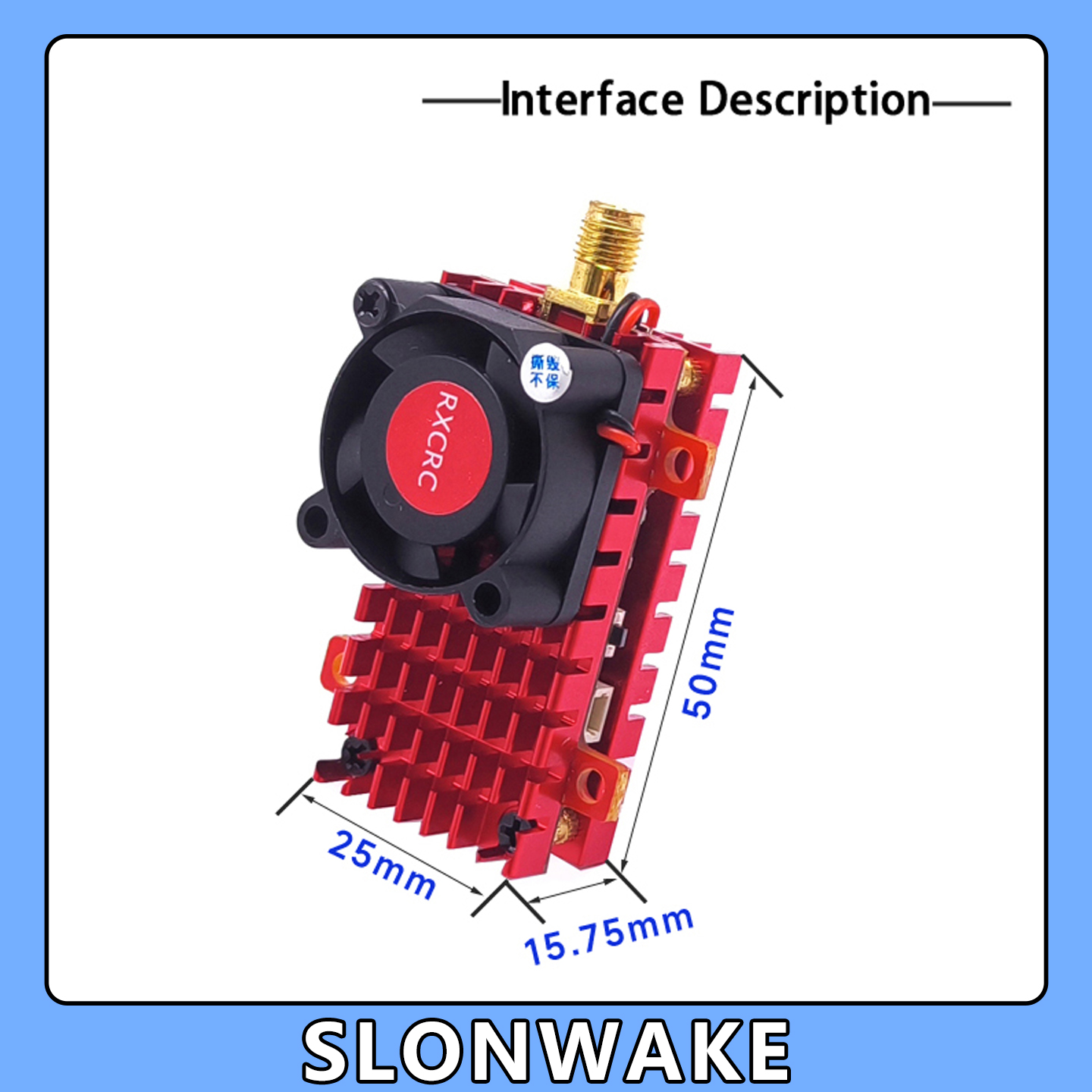 SLONWAKE 5.8G 2W VTX FPV 1800T - Telemetry Module Rc avis et prix