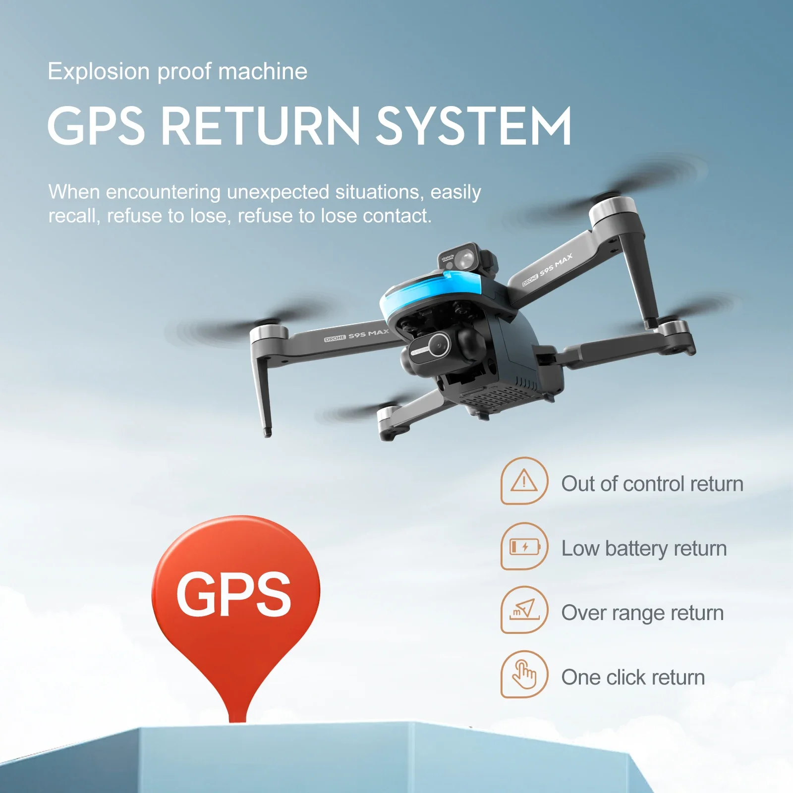Nouveau S9S MAX MINI Drone 4K  - Drone Rc Ufo avis et prix