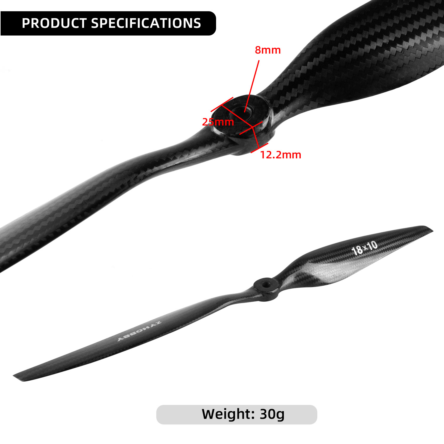 Hélice électrique en Fiber de  - Rc Dan Drone avis et prix