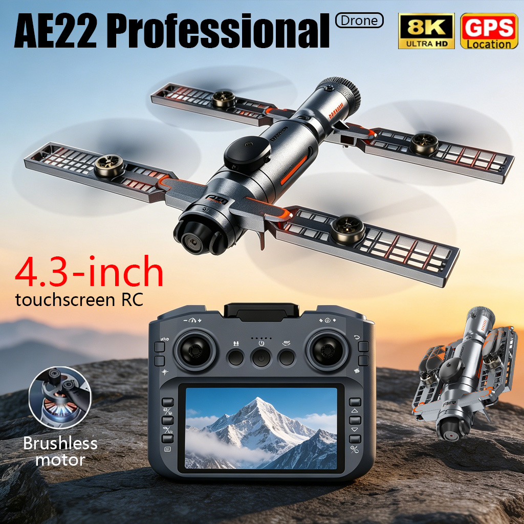 Drone pliable AE22 PRO MAX amé - Drone Rc Ufo avis et prix