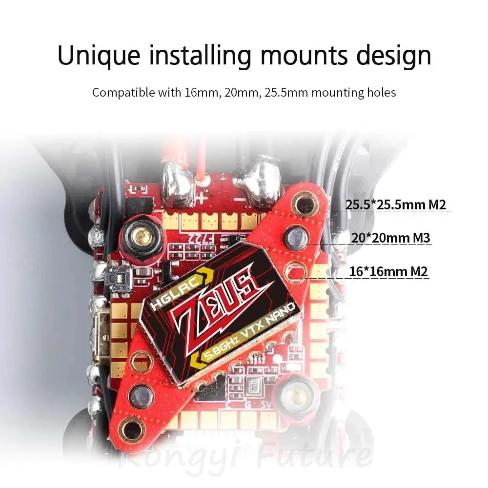 HGLRC Zeus Nano VTX 5.8G 350mW - Telemetry Module Rc avis et prix