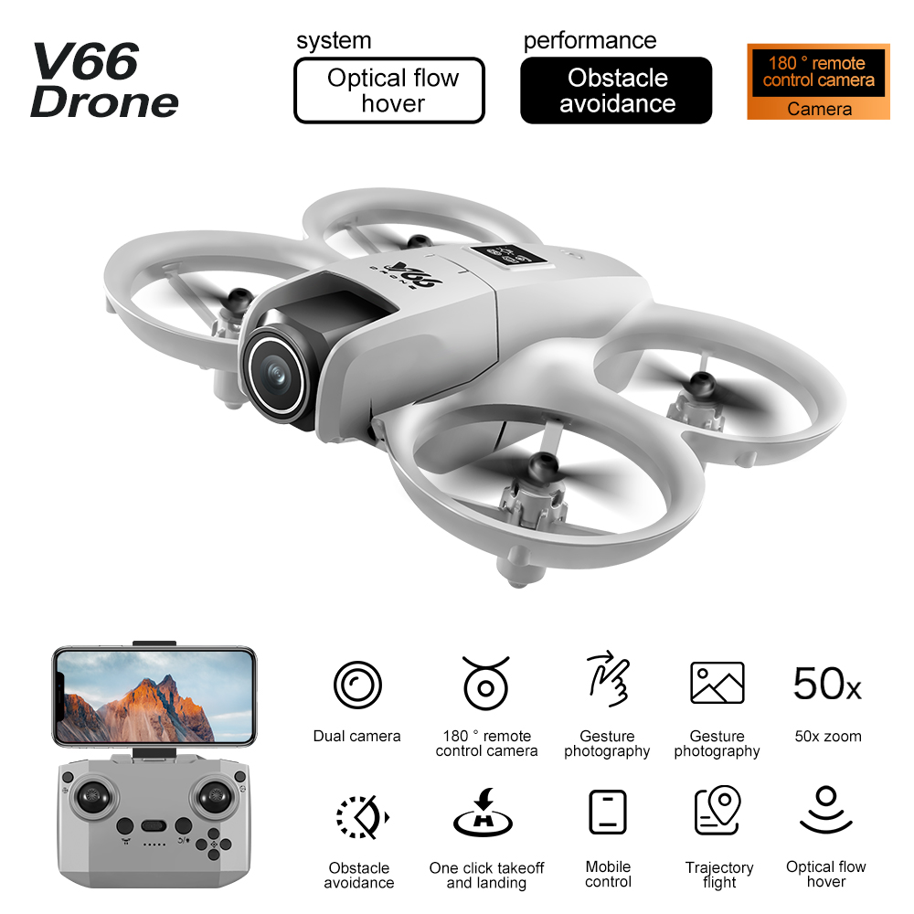 Drone RC V66 4K HD avec caméra - Drone Ls Rc avis et prix